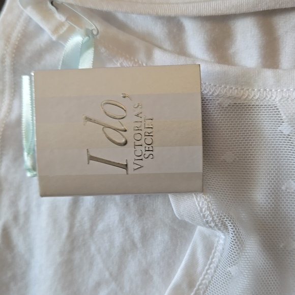 Victoria's Secret I Do Collection White Racerback Tunic NWT L/G - Picture 6 of 8